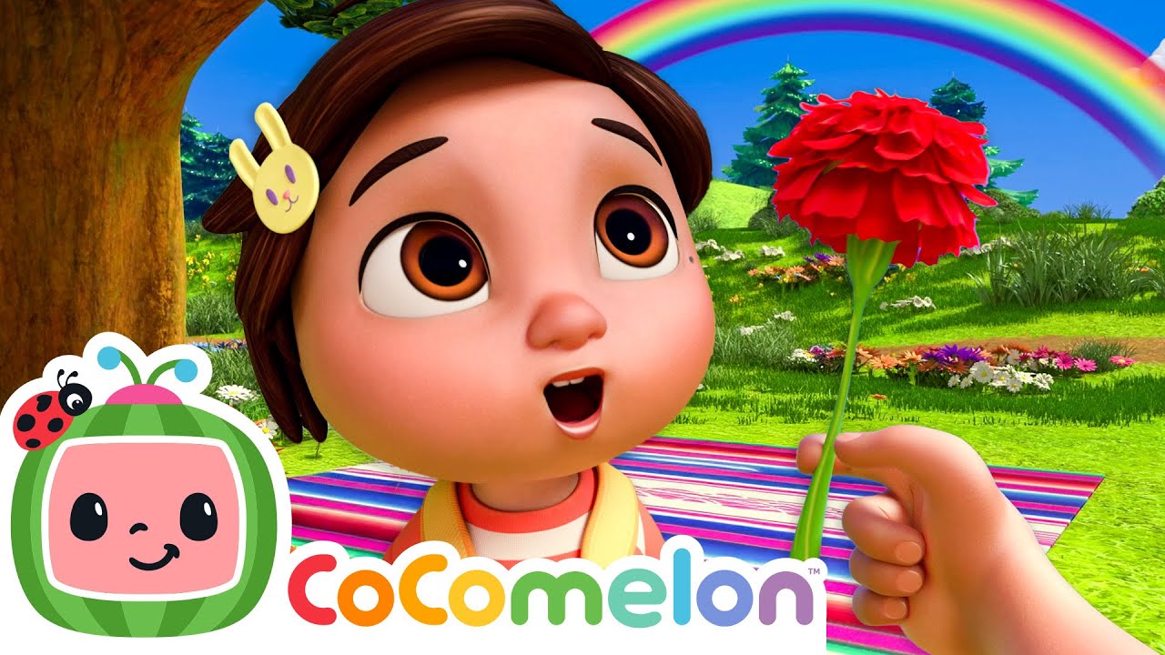 Nina's Colorful Flowers! 💐 | Cocomelon Nursery Rhymes for Kids