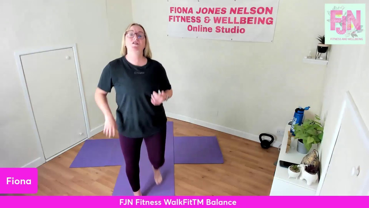 FJN Fitness WalkFitTM Balance at Home Workout no Equipment 