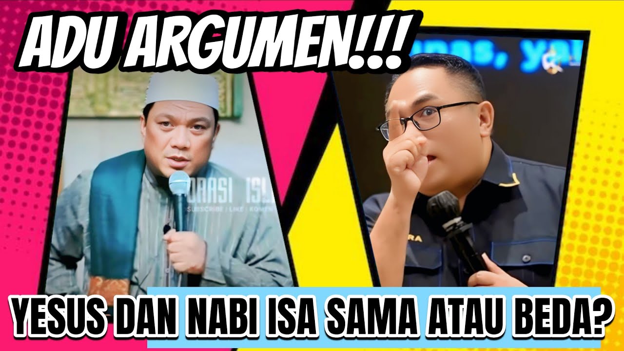 Yesus Dan Nabi Isa Sama Atau Berbeda⁉️ Pdt Esra Soru VS Ust Yahya Waloni‼️