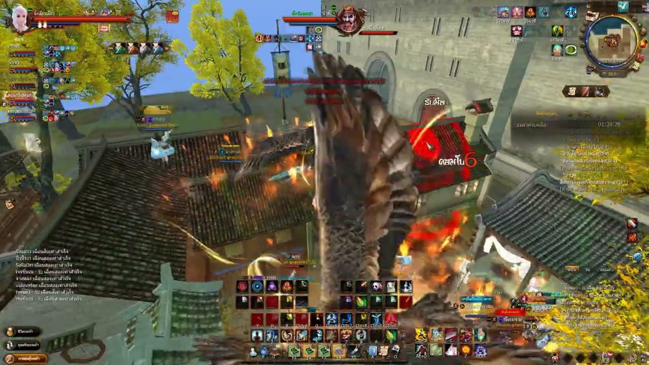 Age of Wushu TH[Kirin] - [นุ๊งเหมี้ยวเหมี๊ยว]SSS. x เหิมเกริม Vs Phoenix ETERNAL Huntman 9.5.25