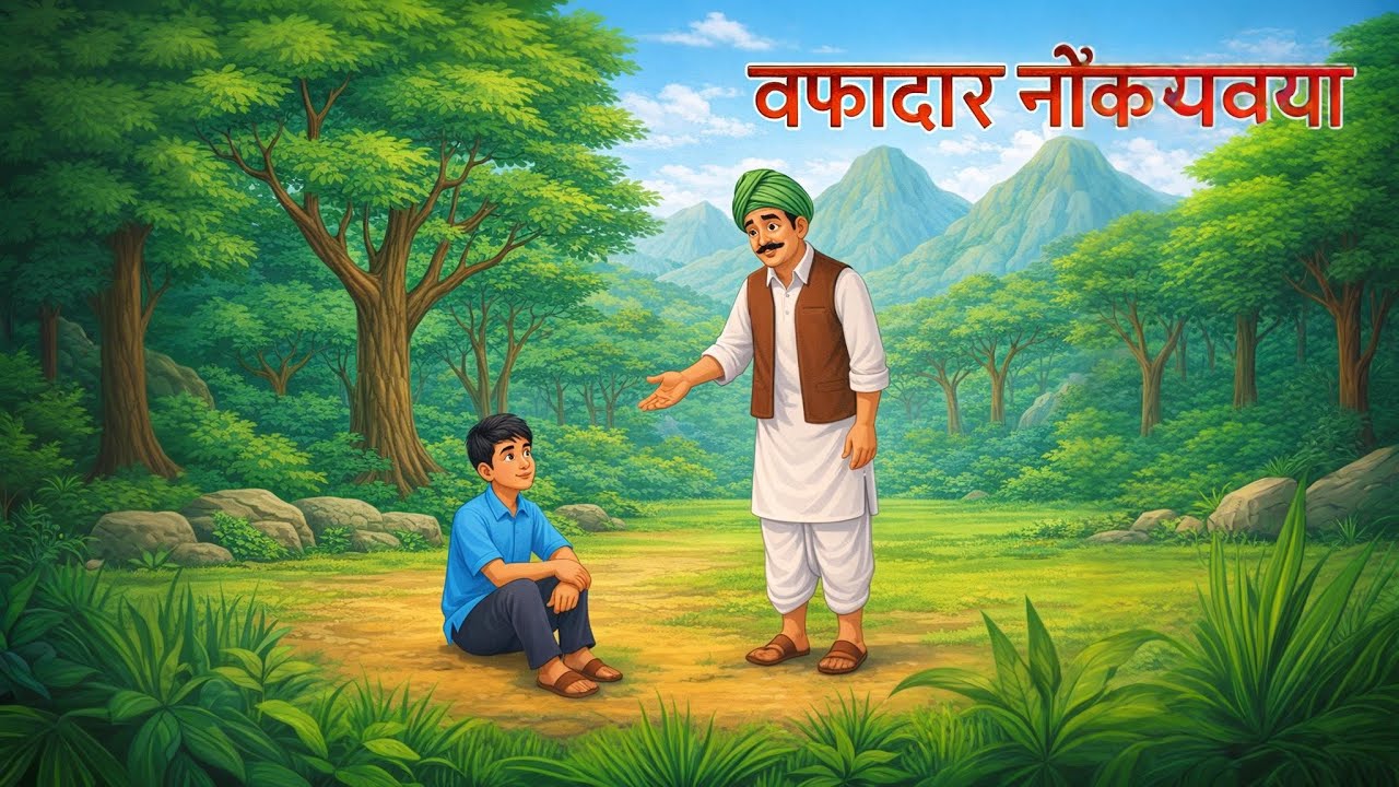 वफादार नौकर | Imandar nukar | Hindi moral stories | Hindi animated kahani 