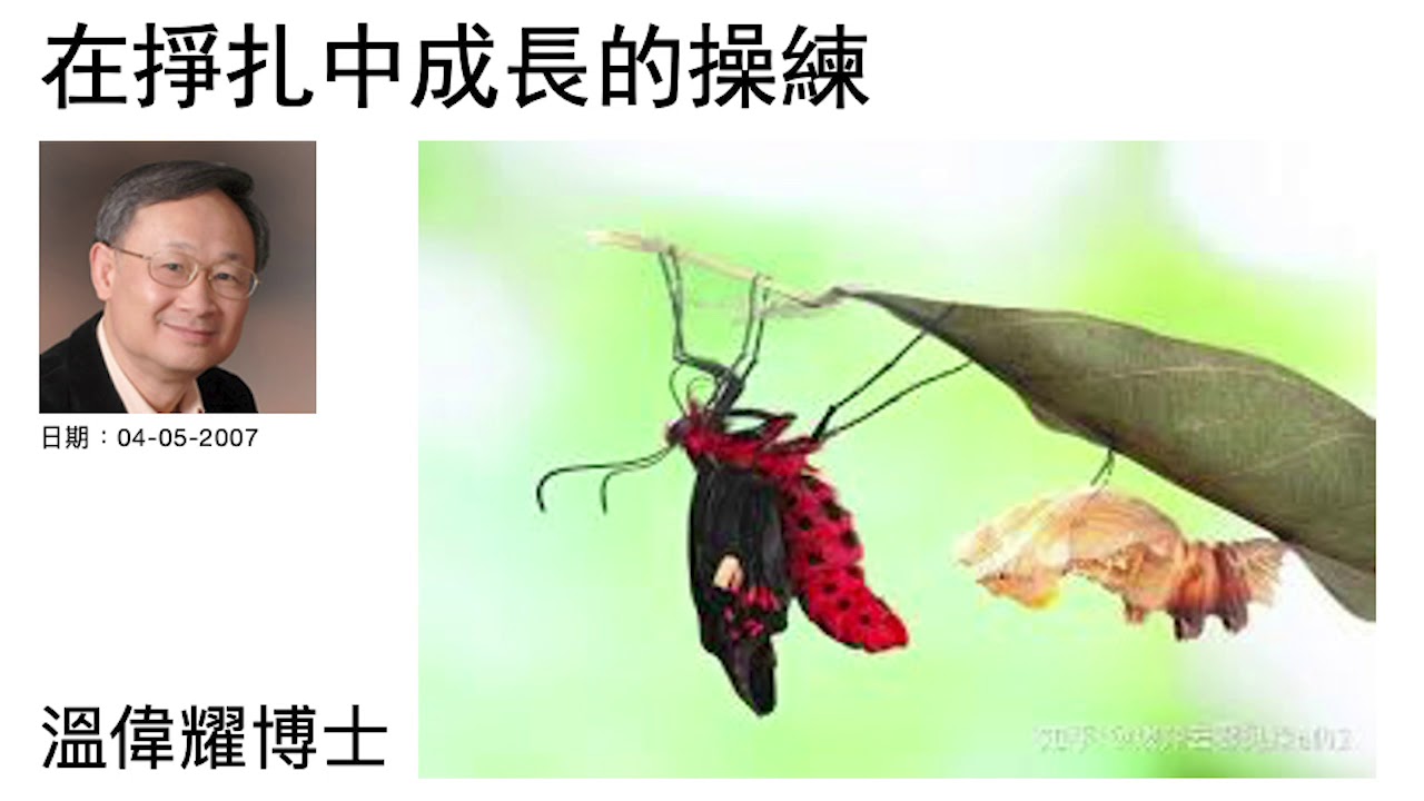 在掙扎中成長的操練   溫偉耀博士