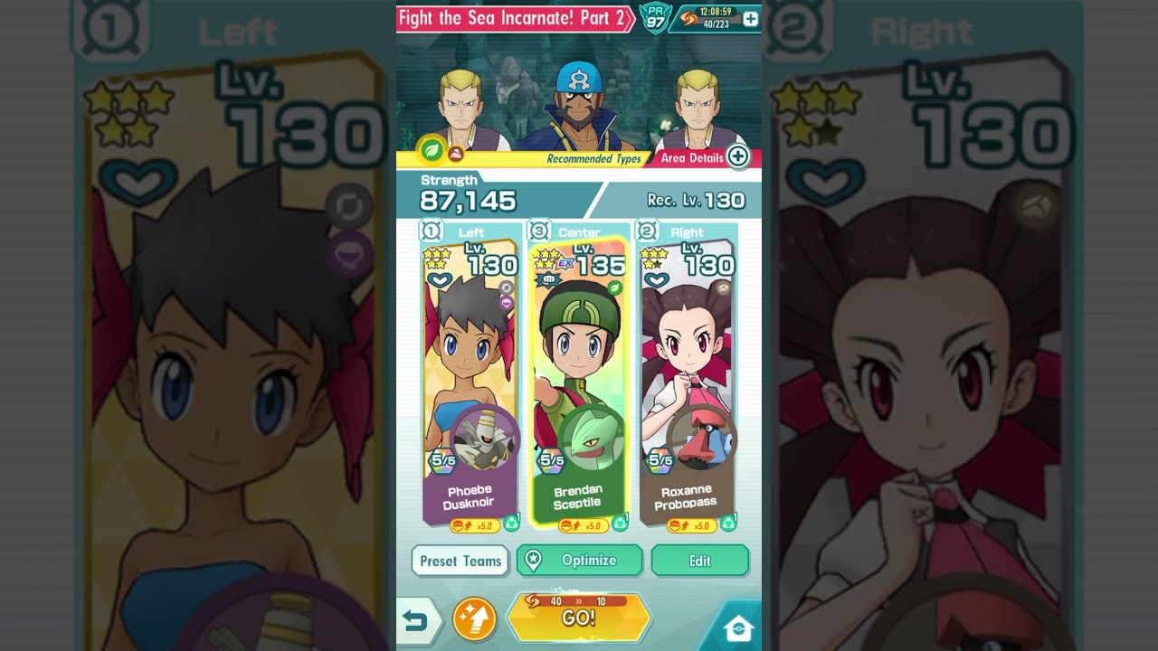 Pok&eacute;mon Masters: Fight the Sea Incarnate part 2 | Phoebe, Brendan and Roaxanne