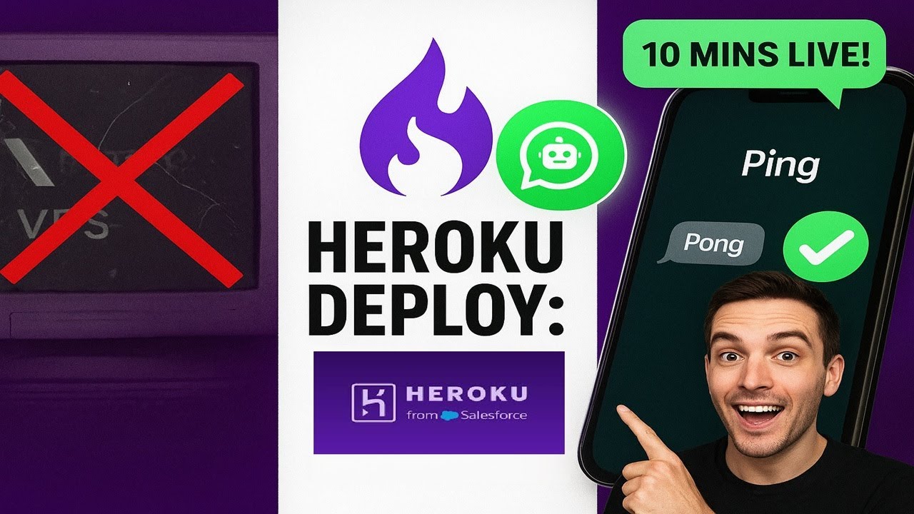 Неудержимый WhatsApp-бот: развертывание Heroku для круглосуточной автоматизации!