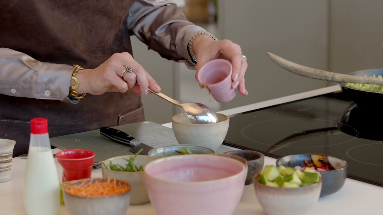 Recipe Rainbow pokebowl with Claudia Lanson