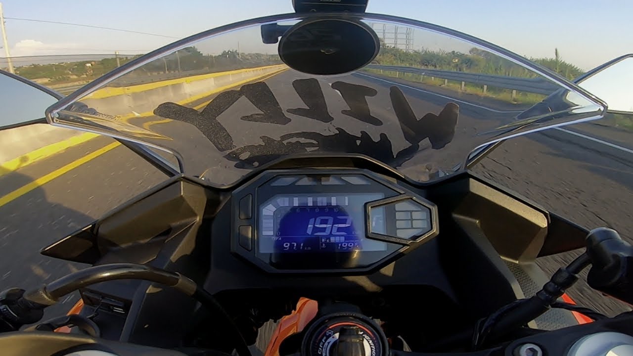 KAWASAKI NINJA 500. TOP SPEED