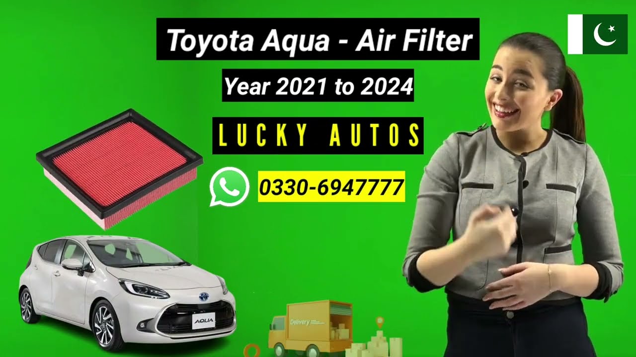 Toyota Aqua Air Filter Year 2021 to 2024