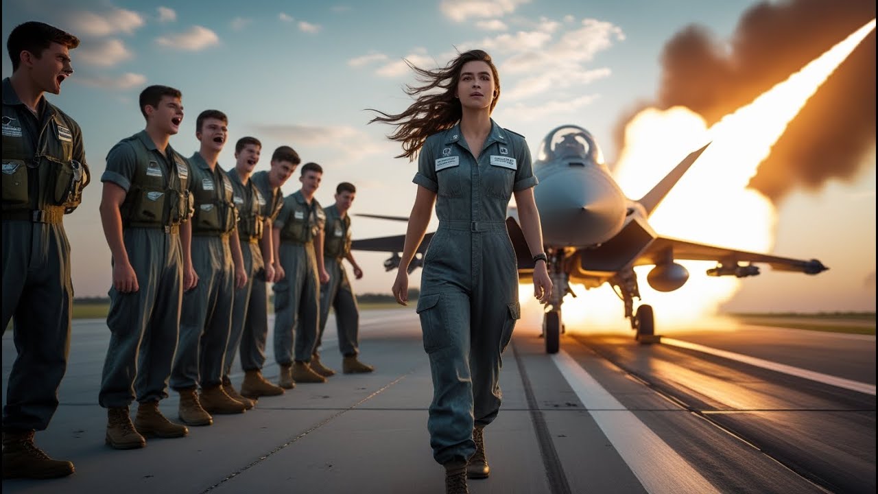 They Laughed When She Walked to the Jet — Then She Started the Engine and Stunned Them All