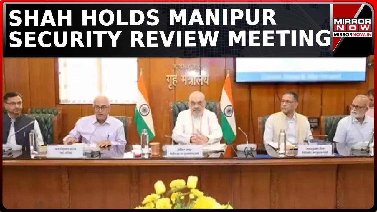 Union Home Minister Amit Shah Holds Manipur Security Review Meeting With Governor And Top Officials