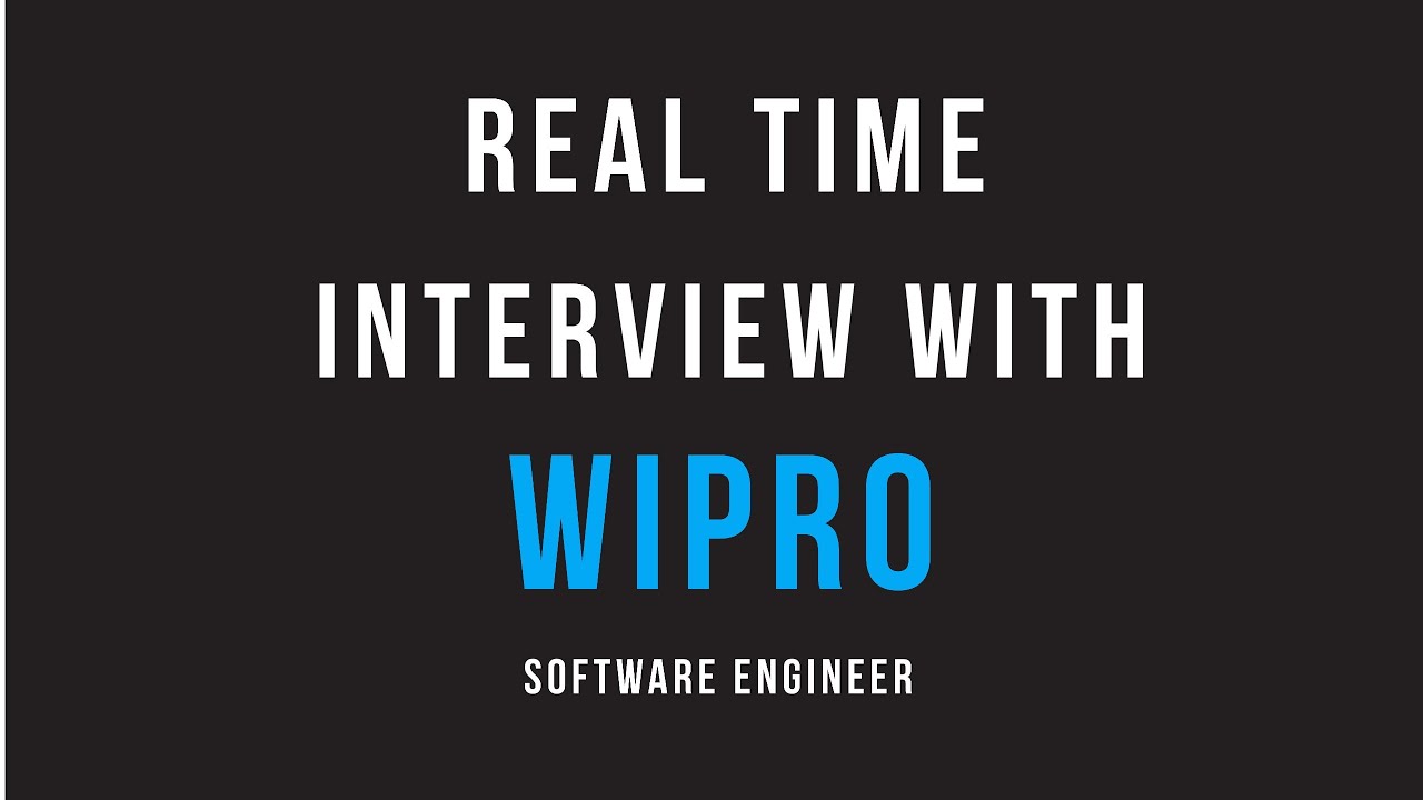 Собеседование в режиме реального времени с инженером-программистом в Wipro (опыт работы 3-4 года)...