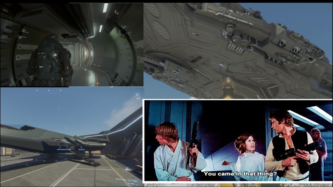 Relaxing Video #starcitizen 3.24.3 Polaris , Intrepid, Hammerhead , Super Hornet , Roc-DS  mining
