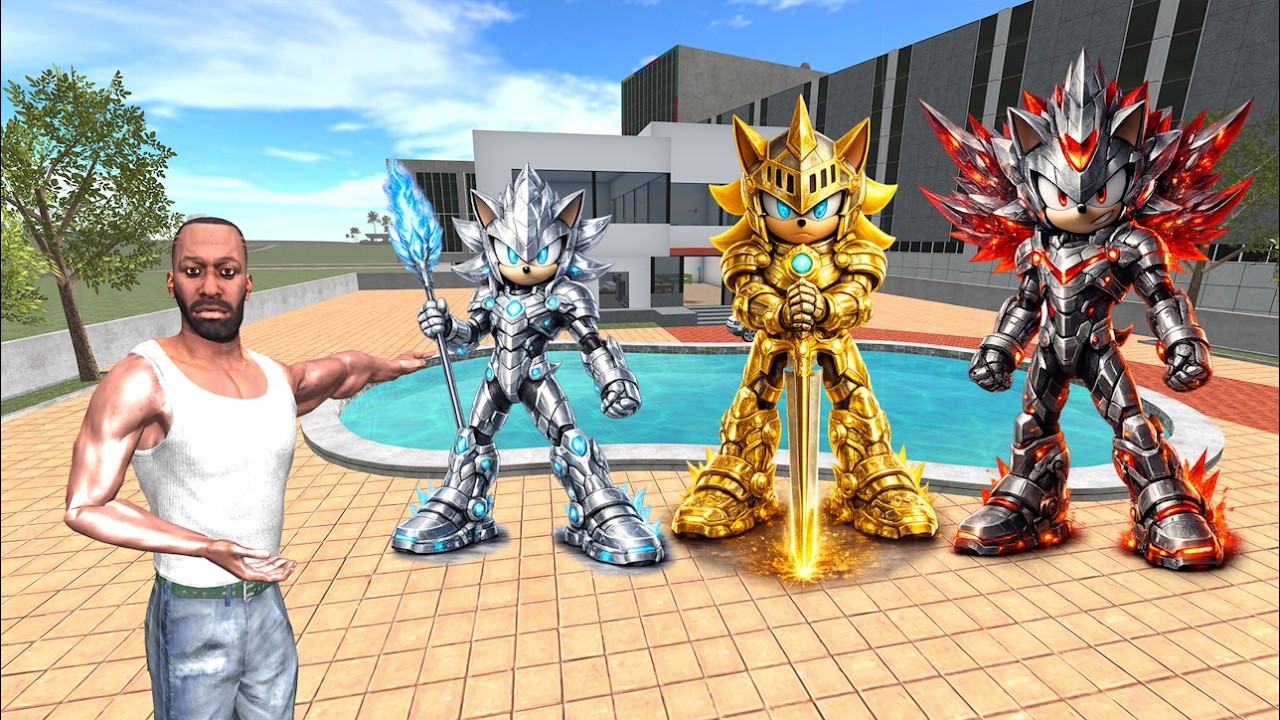 Franklin Upgraded Sonic Suits in INDIAN BIKES DRIVING 3D