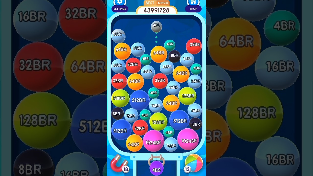 2048 Balls New! World Record! Highest Score: 43991728 Max Ball: 2048BR - The End | Asawa Gaming