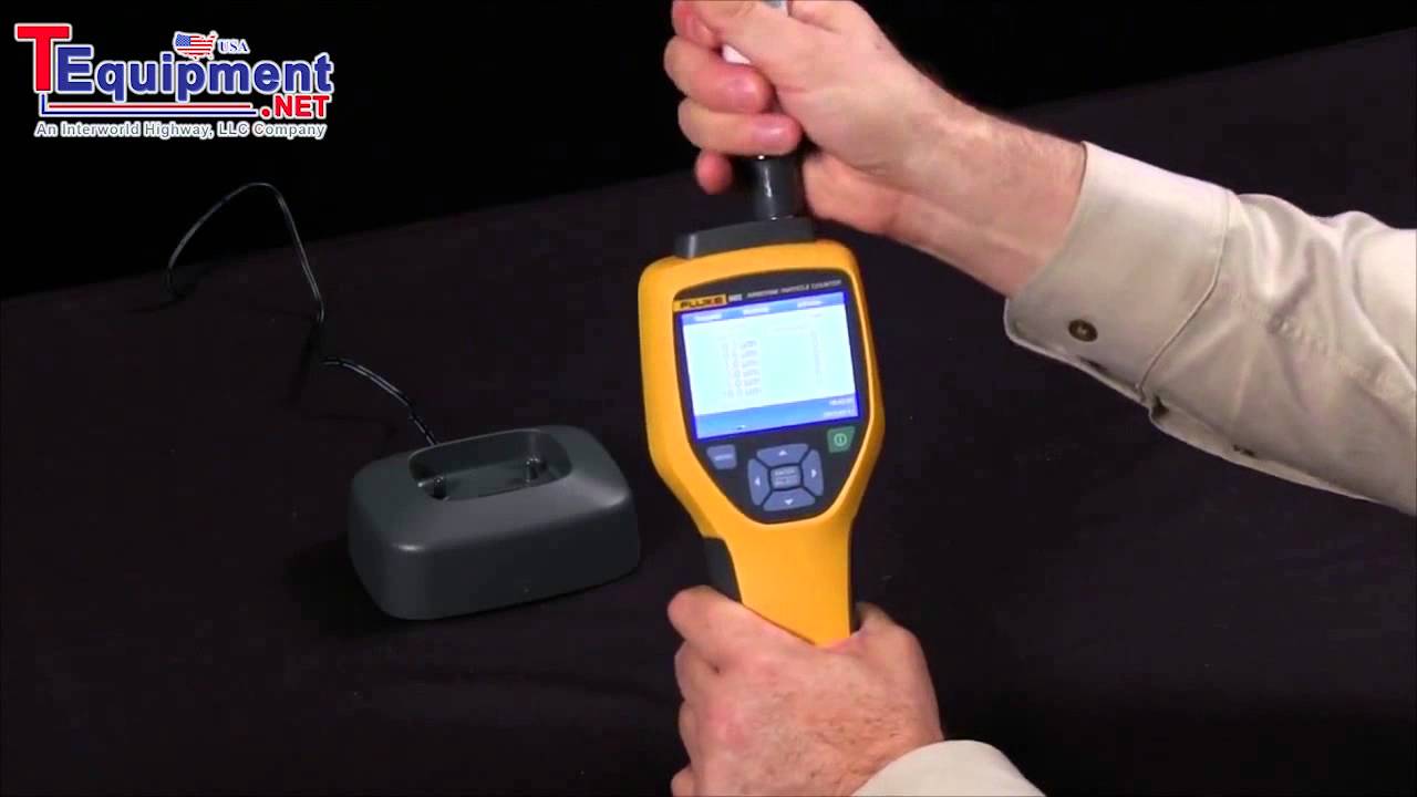 How To Use The Fluke 985 Airborne Particle Counter