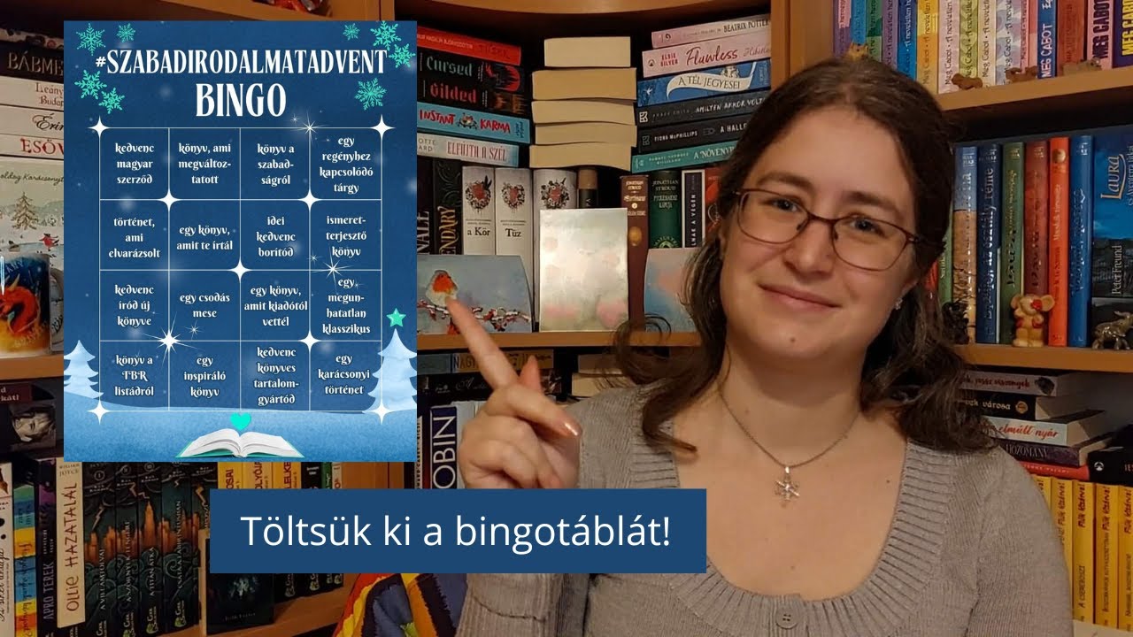 ❄ Szabadirodalmatadvent bingó❄