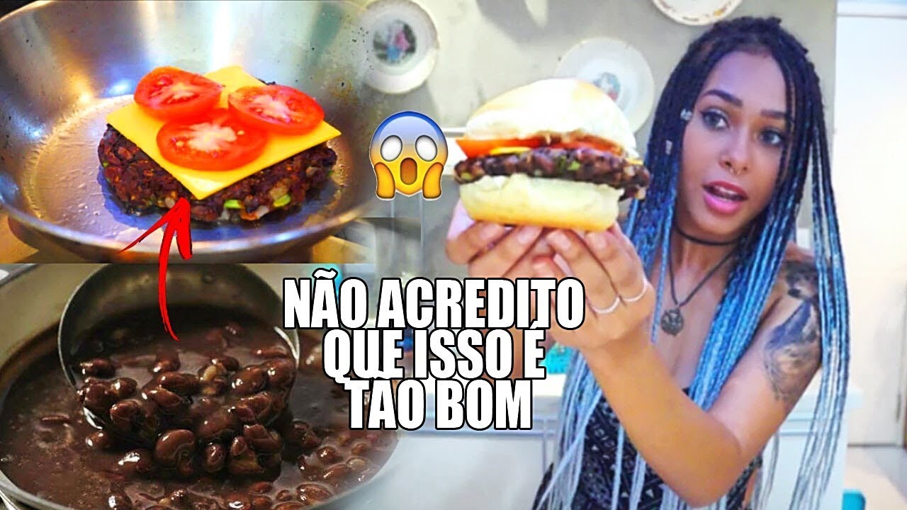 HAMBURGUER DE FEIJÃO