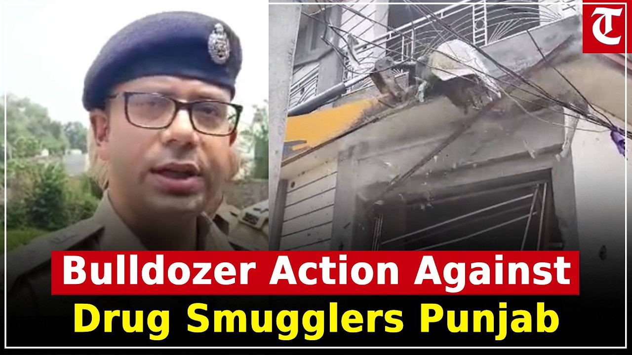Majitha police bulldoze illegal property linked to alleged drug smugglers in major crackdown