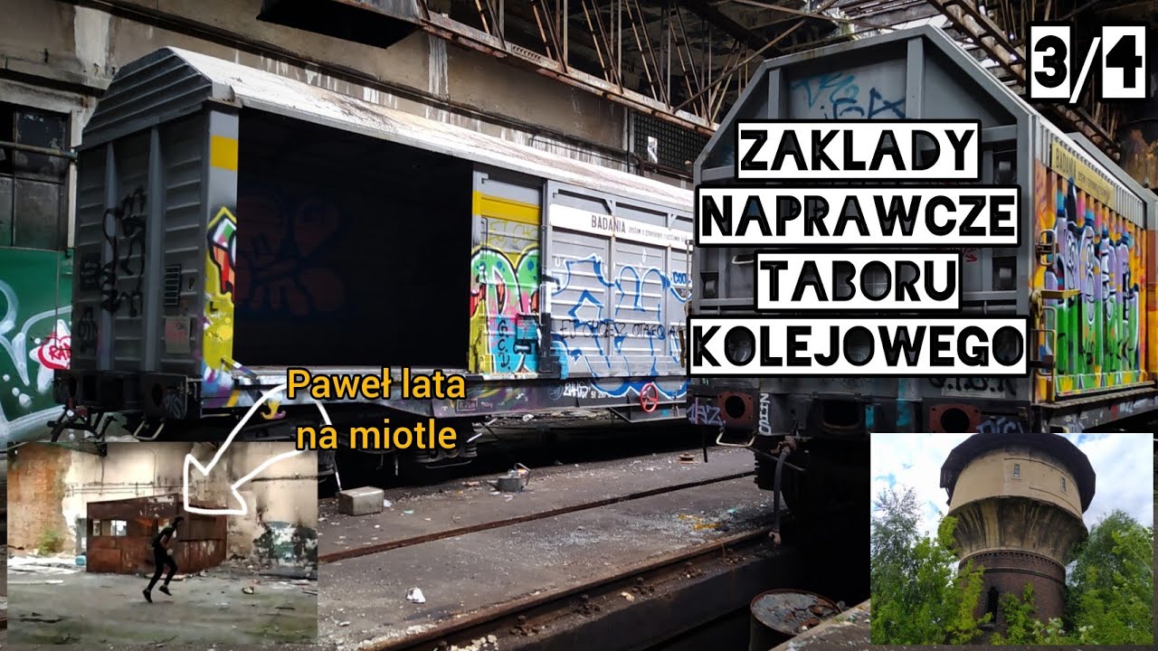 ZNTK - wagony, Paweł na miotle i wieża ciśnień |URBEX #27|