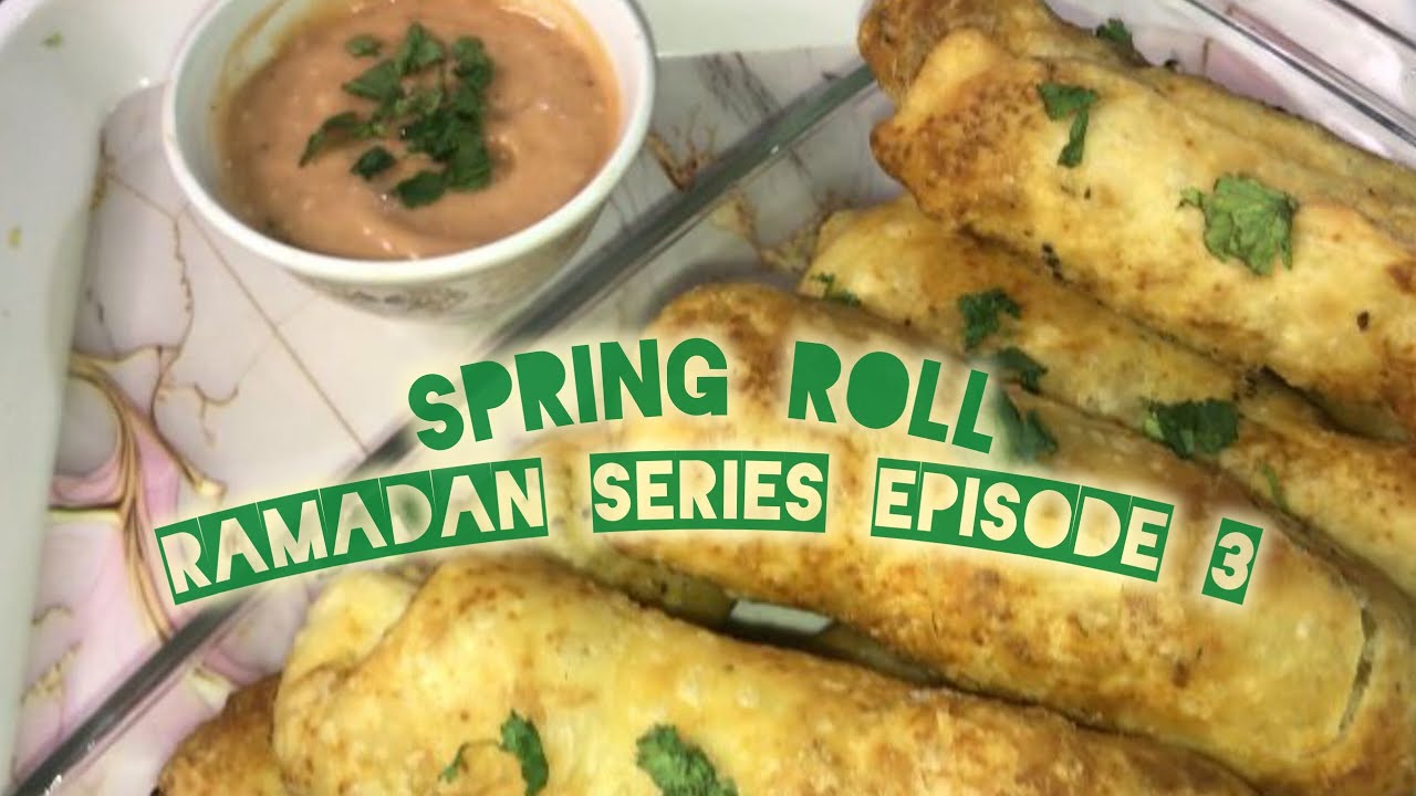 Spring roll recipe🌻| Ramadan series episode 3🌻