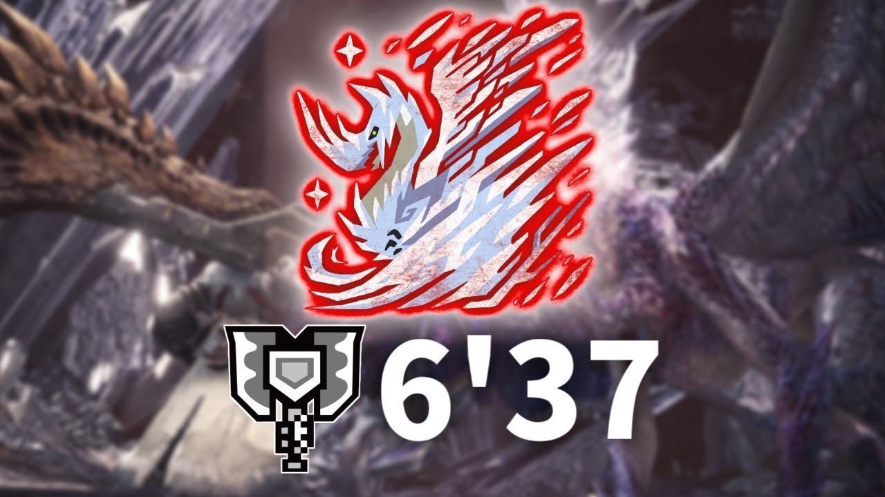【MHW:I PC】歴戦王イヴェルカーナ チャージアックス 落石装衣無し ソロ 6'37 Arch Tempered Velkhana charge blade 【モンハンワールドアイスボーン】