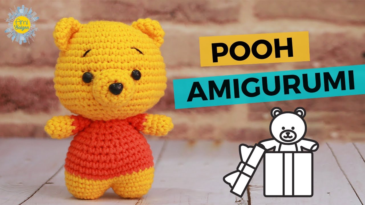 #030 | Amigurumi Pooh Crochet Pattern | Easy & Simple | Amigurumi Beginners Tutorial | @Ami Saigon