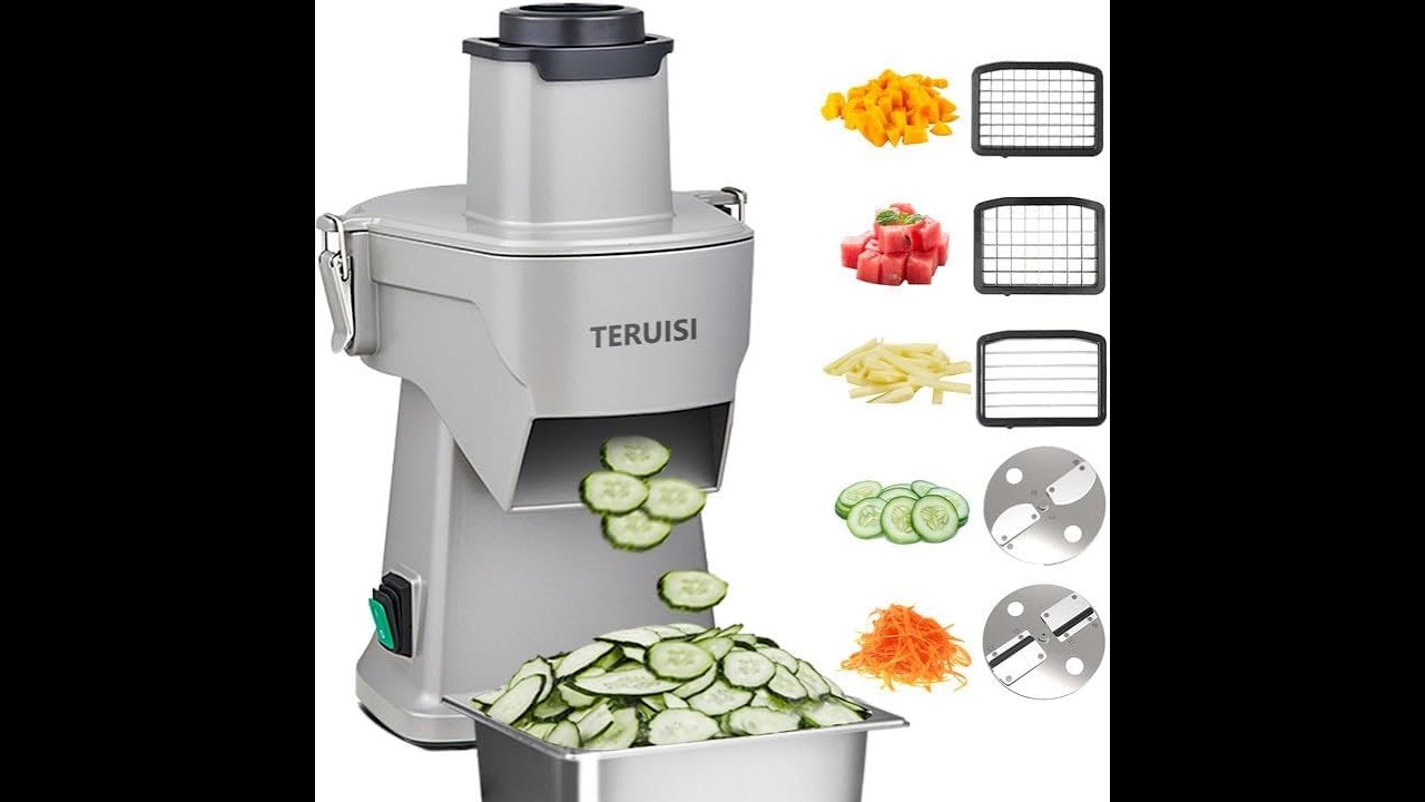 Review: TERUISI 200W Veggie Chopper Hands-On – Food Processor for Home & Commercial Use