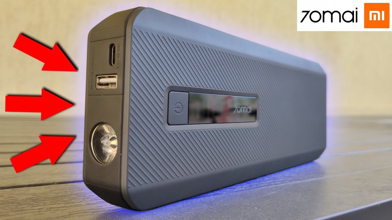 ЧУДО УСТРОЙСТВО для АВТО от XIAOMI 70mai JUMP Starter MAX