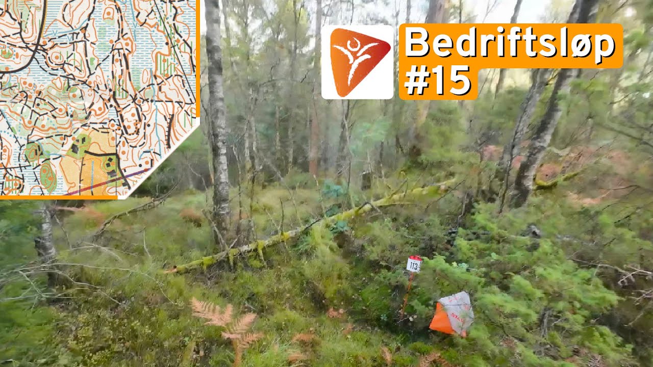 O-Bergen Bedriftsløp #15 - Headcam Orienteering