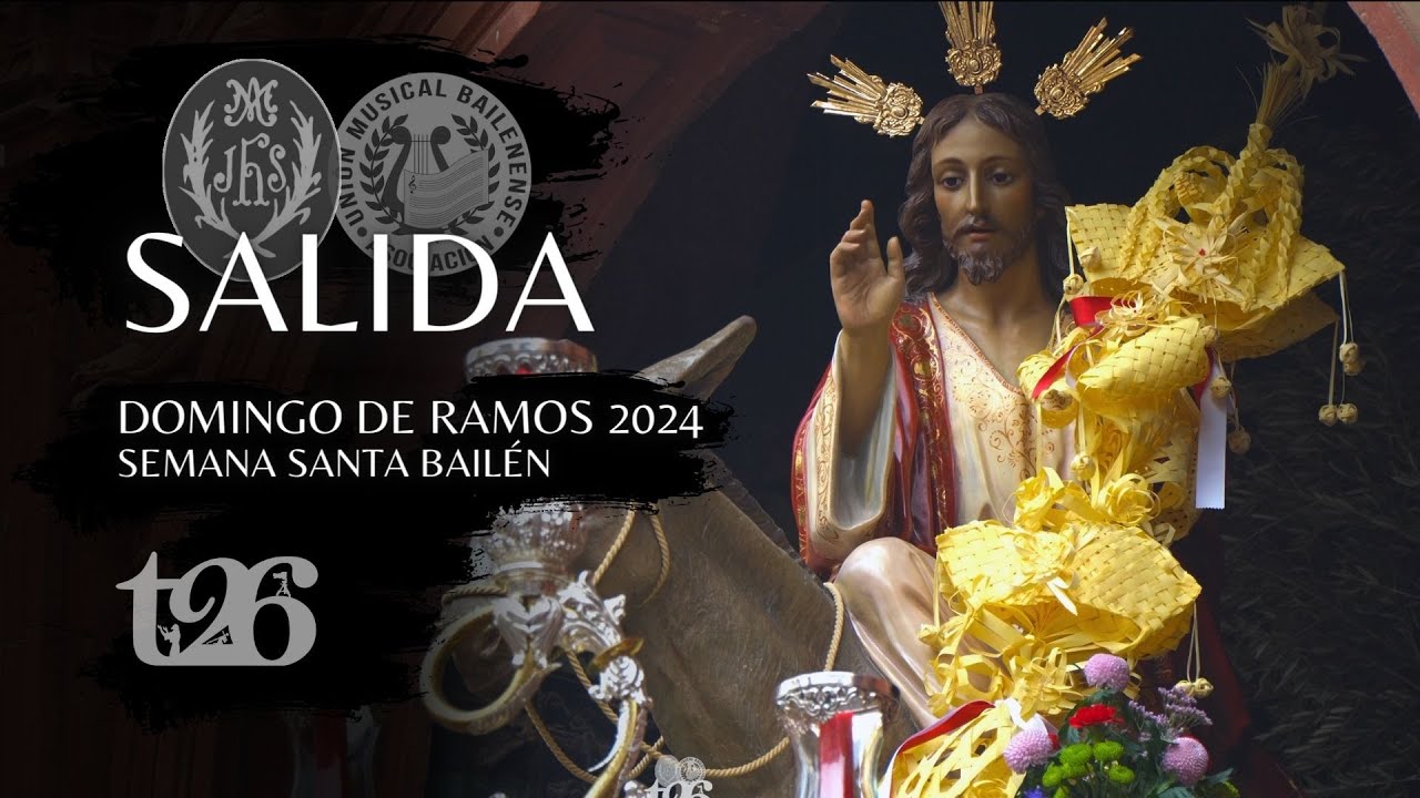[4K] SALIDA de LA MULICA | DOMINGO DE RAMOS Bailén 2024 | tolilive 26