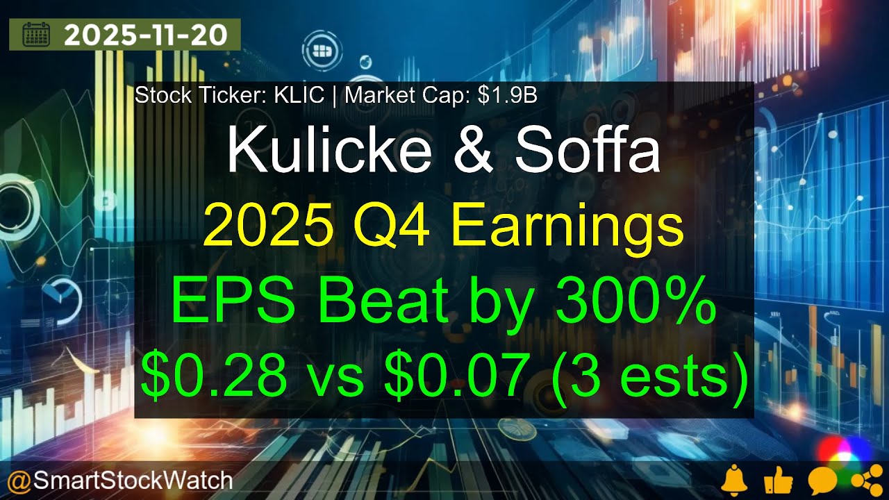 Kulicke & Soffa (KLIC|$1.9B) - 2025 Q4 Earnings Analysis