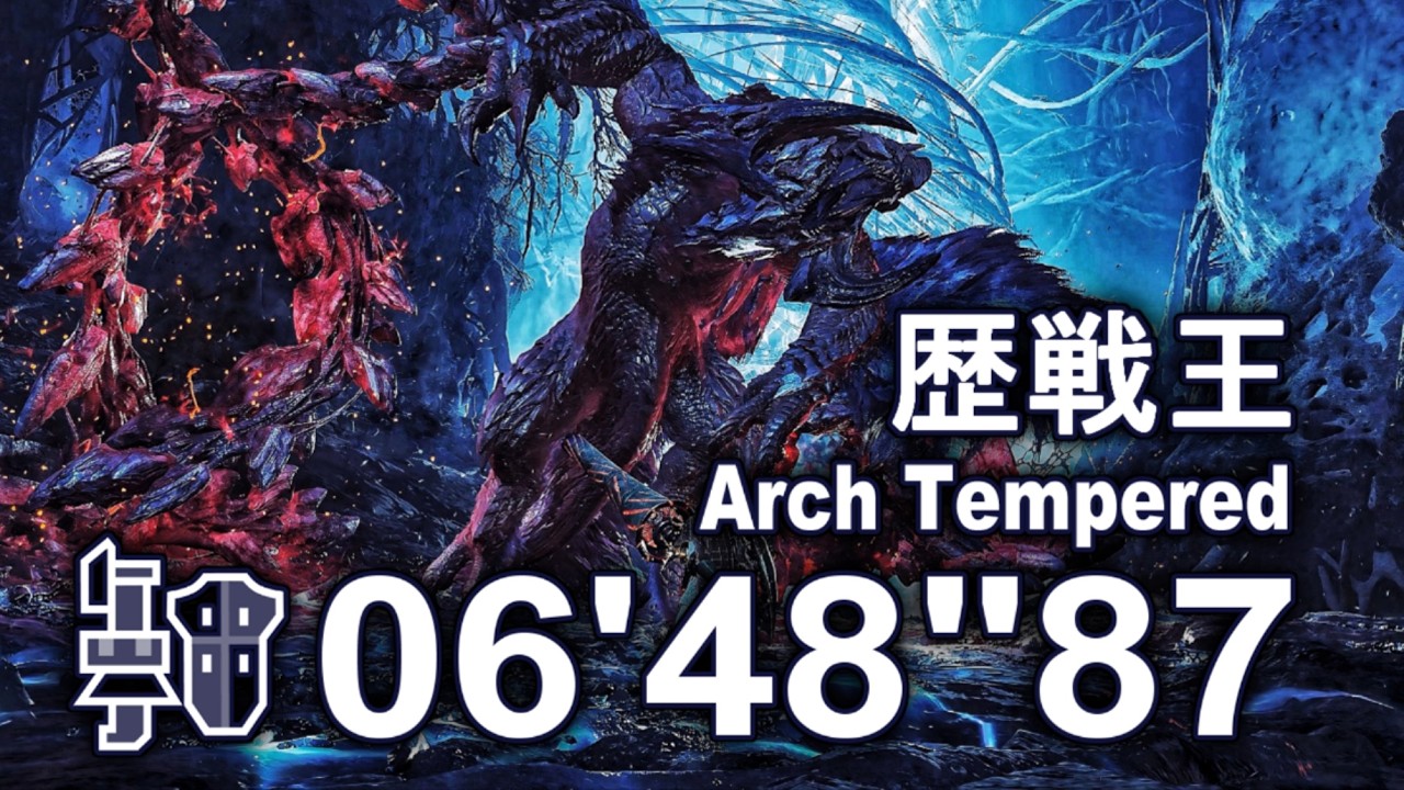 【環境利用無し】 歴戦王 アルシュベルド 不屈 猫火事場 ガンランス ソロ 06'48