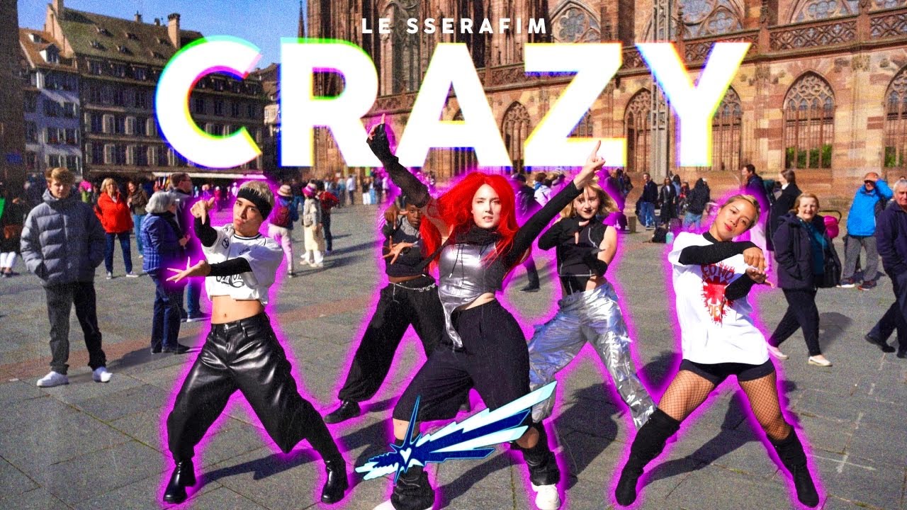 [KPOP IN PUBLIC] LE SSERAFIM (르세라핌) - 'CRAZY' | DANCE COVER by NyuV from France