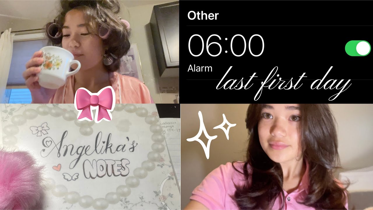 ♡ GRWM & prep with me: first day of school (12th grade)