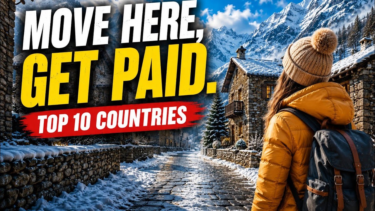 Top 10 Countries Paying foreigners to relocate in 2026| Travel Guide
