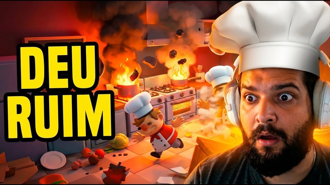 Isso saiu do controle em segundos… (Deu tudo errado no Overcooked)