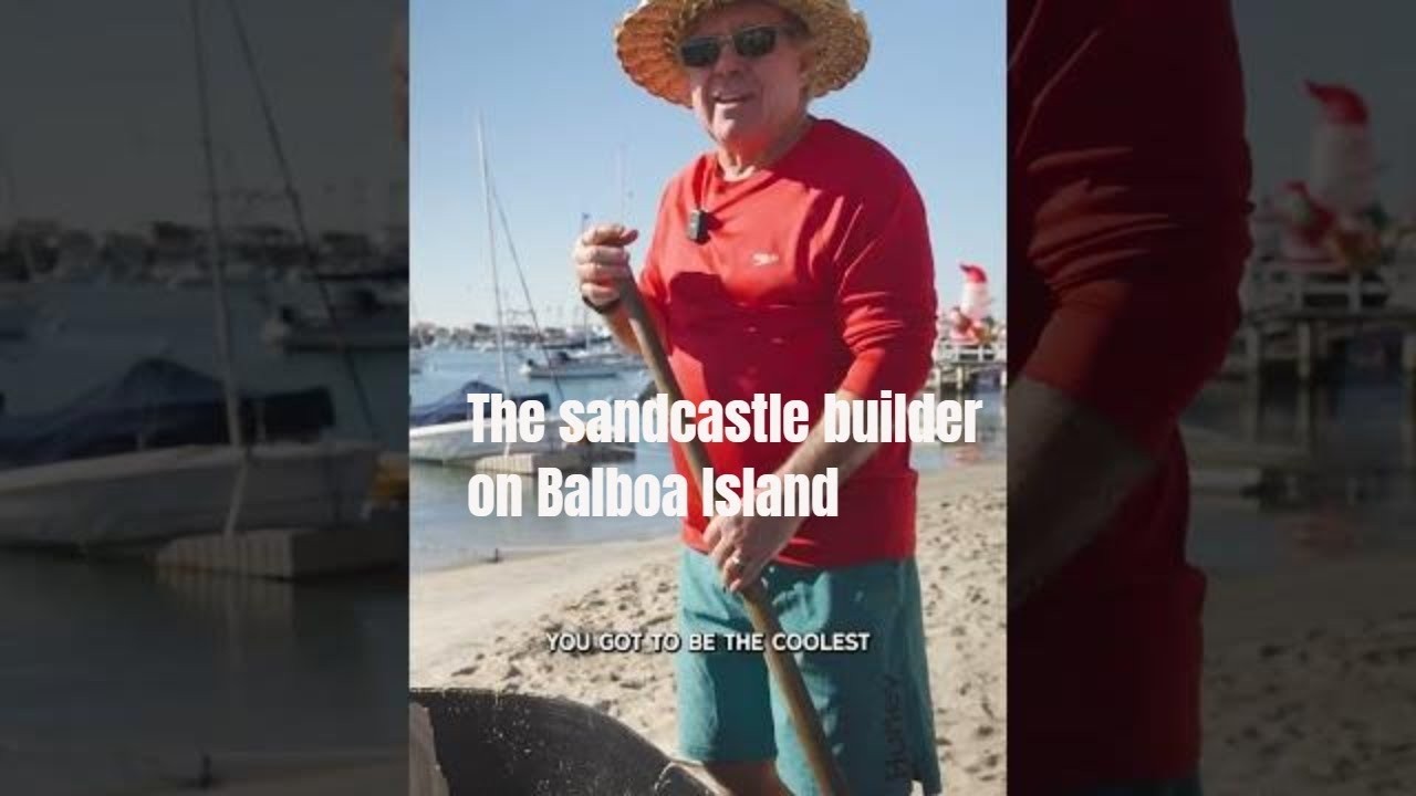 Meet Chris Crosson, Balboa Islands sandcastle builder