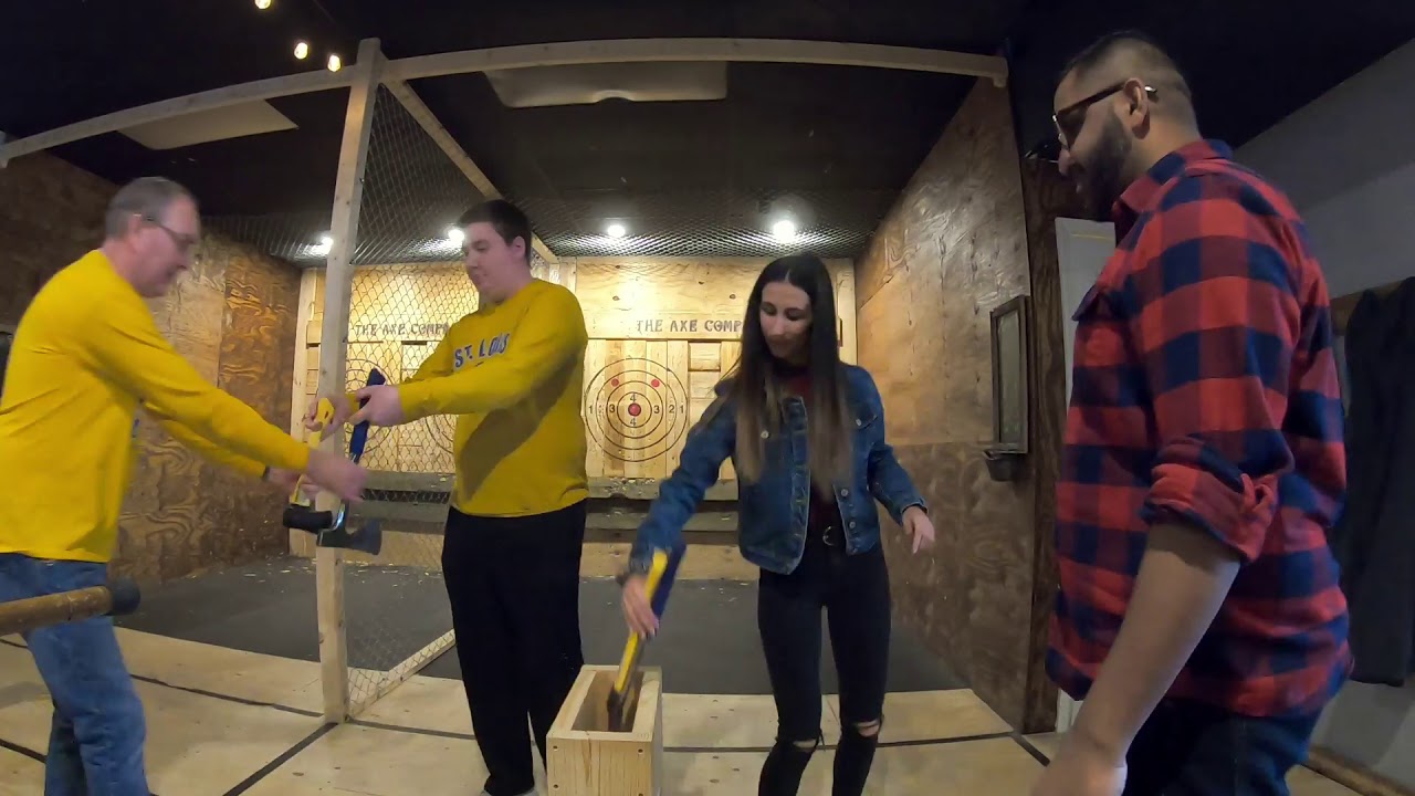 Axe Throwing Diaper Party