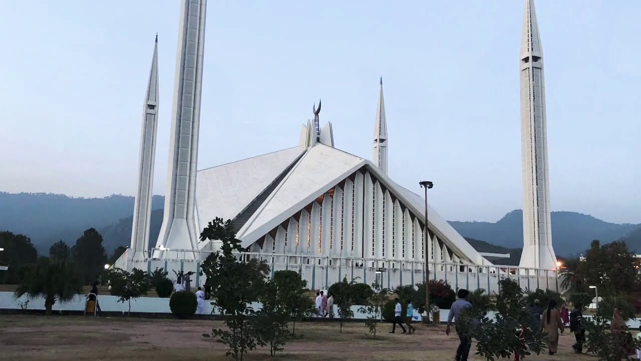 Travel to Faisal Masjid Islamabad | Best view of Faisal Mosque Islamabad Pakistan |