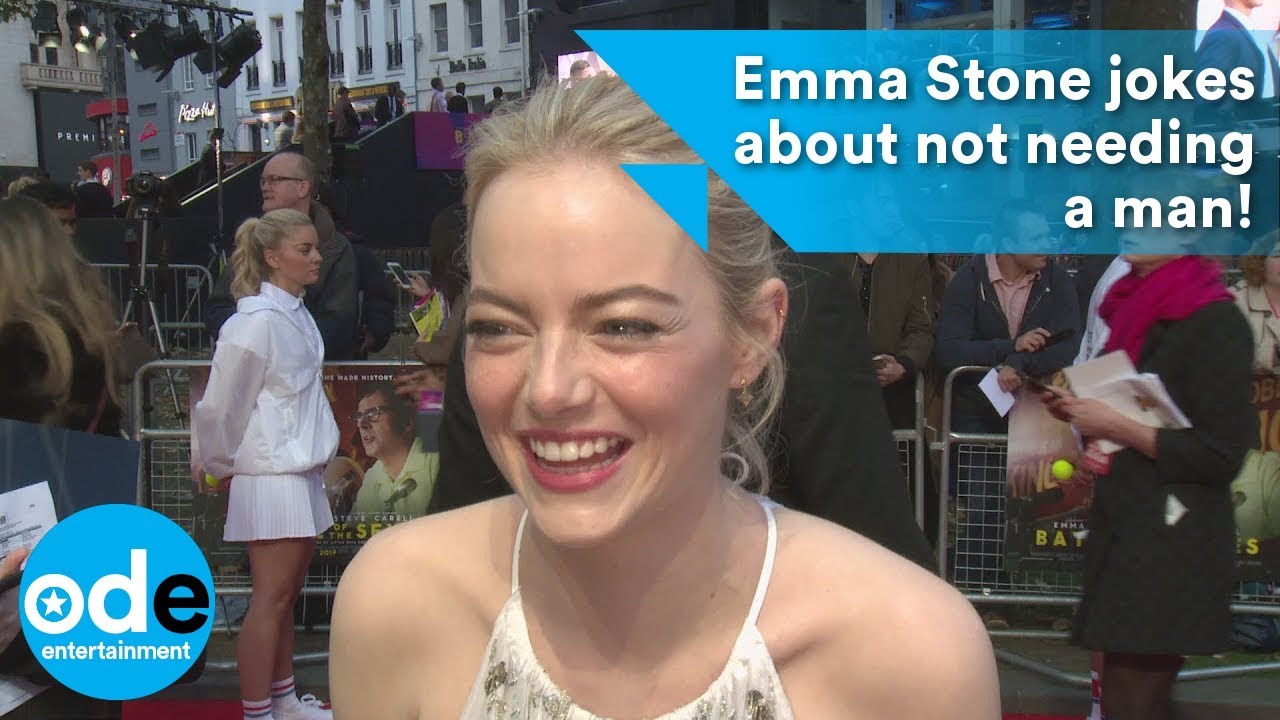 Emma Stone jokes about not needing a man!