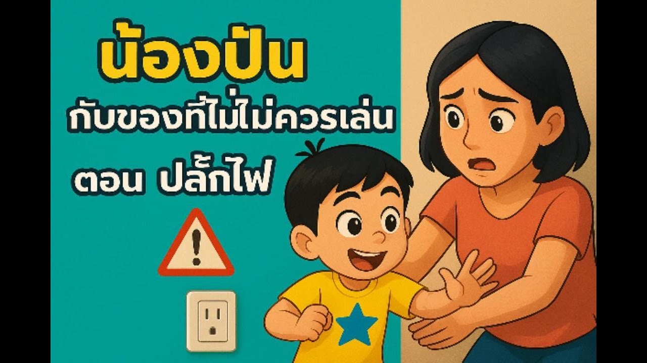 นิทานเด็กเรื่อง “น้องปัน กับของที่ไม่ควรเล่น” ตอน ปลั๊กไฟ