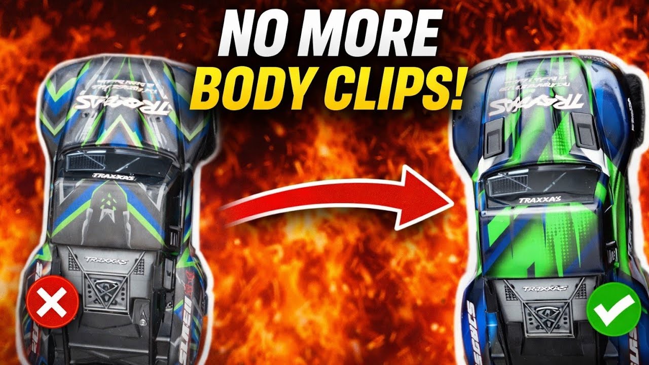 Traxxas Slash Clipless Body Conversion install