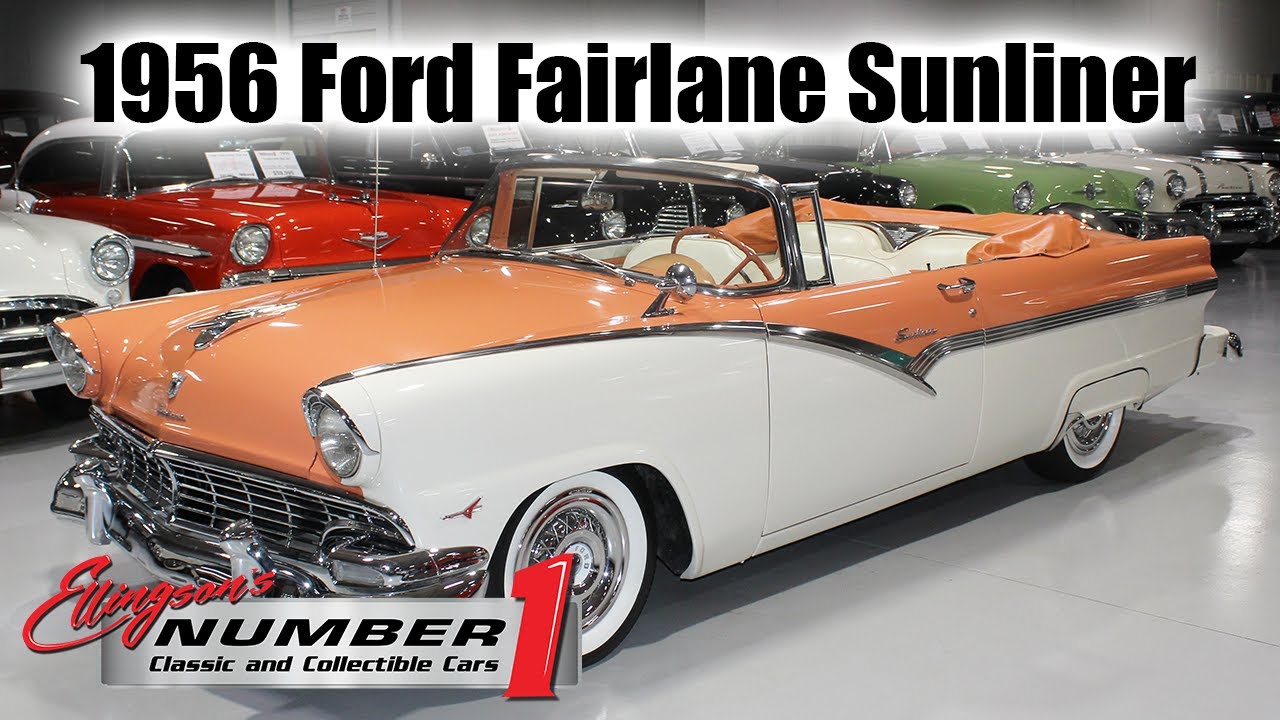 1956 Ford Fairlane Sunliner at Ellingson Motorcars in Rogers, MN
