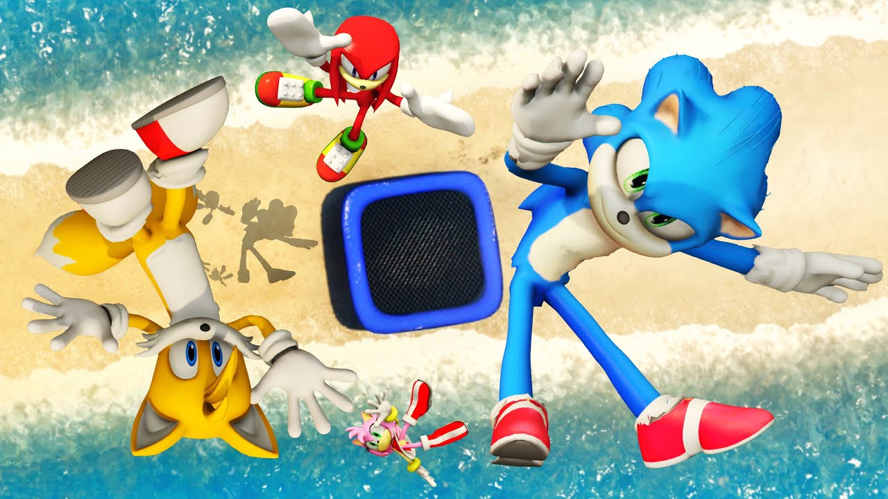 GTA 5 Sonic Team Ultimate Trampoline Jumps & Ragdolls
