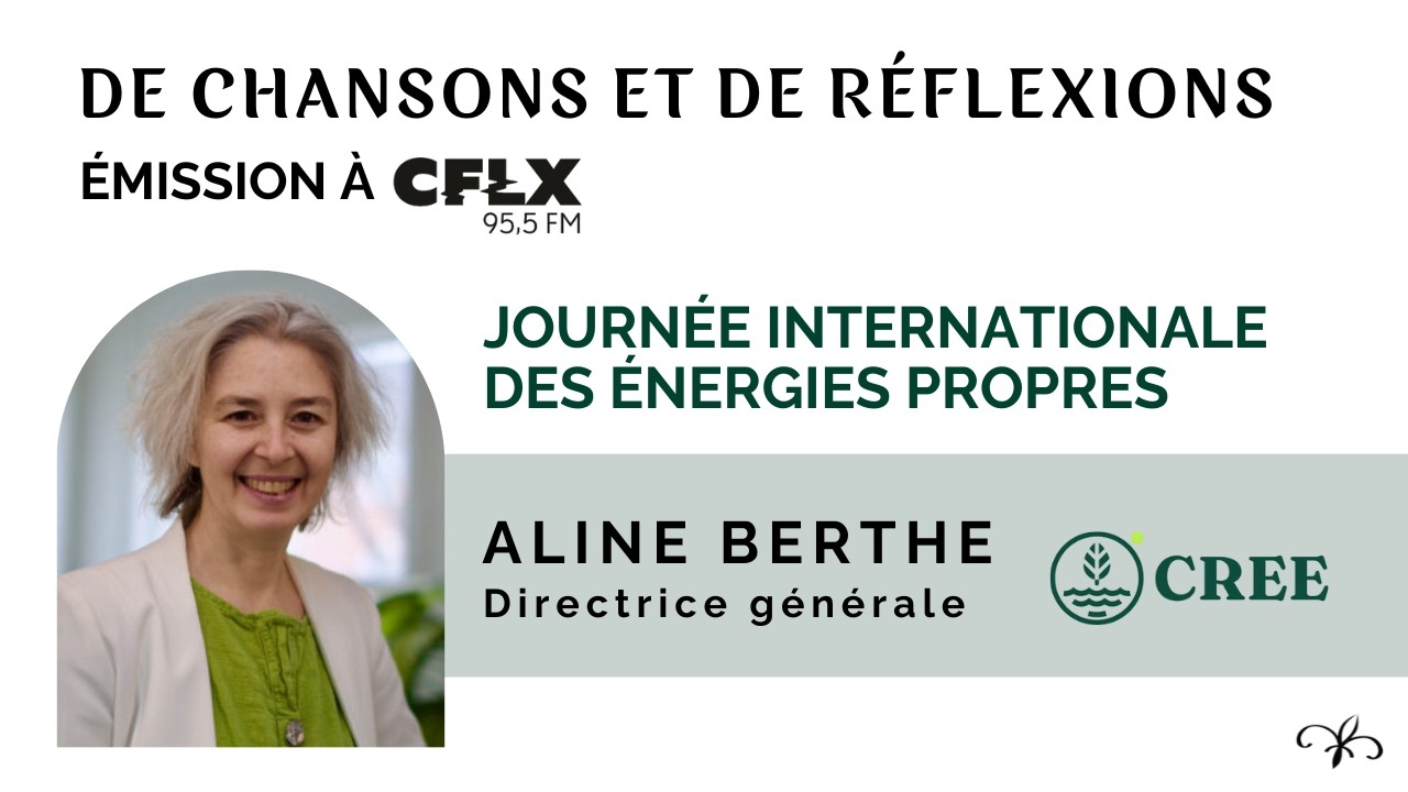 Journée internationale des énergies propres | De chansons et de réflexions - 28 janvier 2026