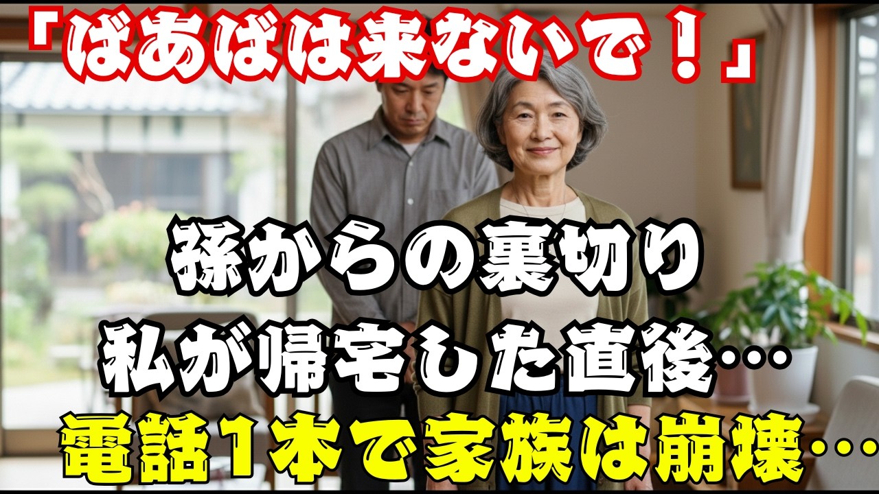 500万の旅行費だけ奪われ、祖母は留守番。到着早々、全てのカードと予約がキャンセルされた息子夫婦の悲鳴が海を越えて響く。【60代以上の方へ】.