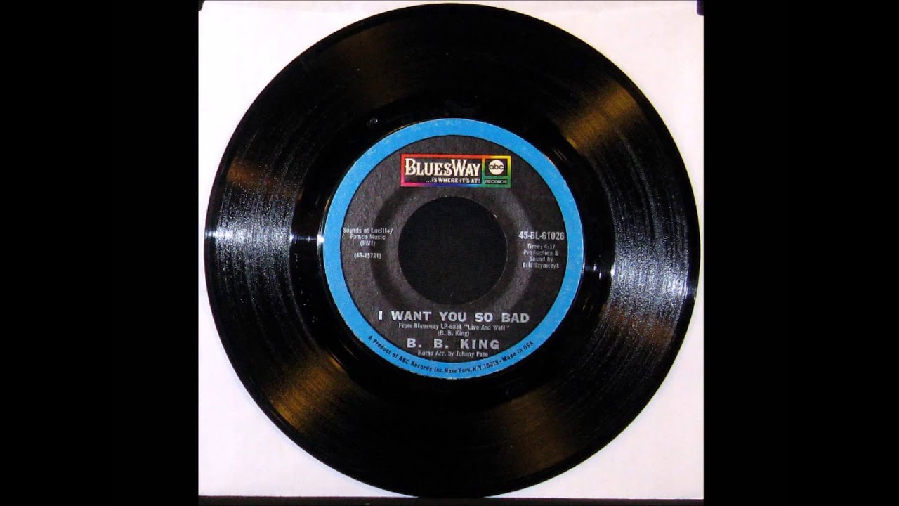 B.B. KING - I Want You So Bad [Electric Blues - 1969]