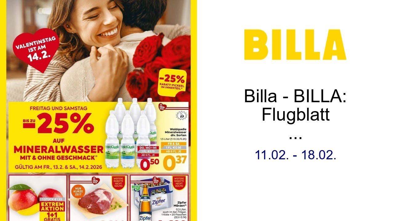 Billa - BILLA: Flugblatt gültig bei BILLA & BILLA PLUS 11.02. - 18.02.