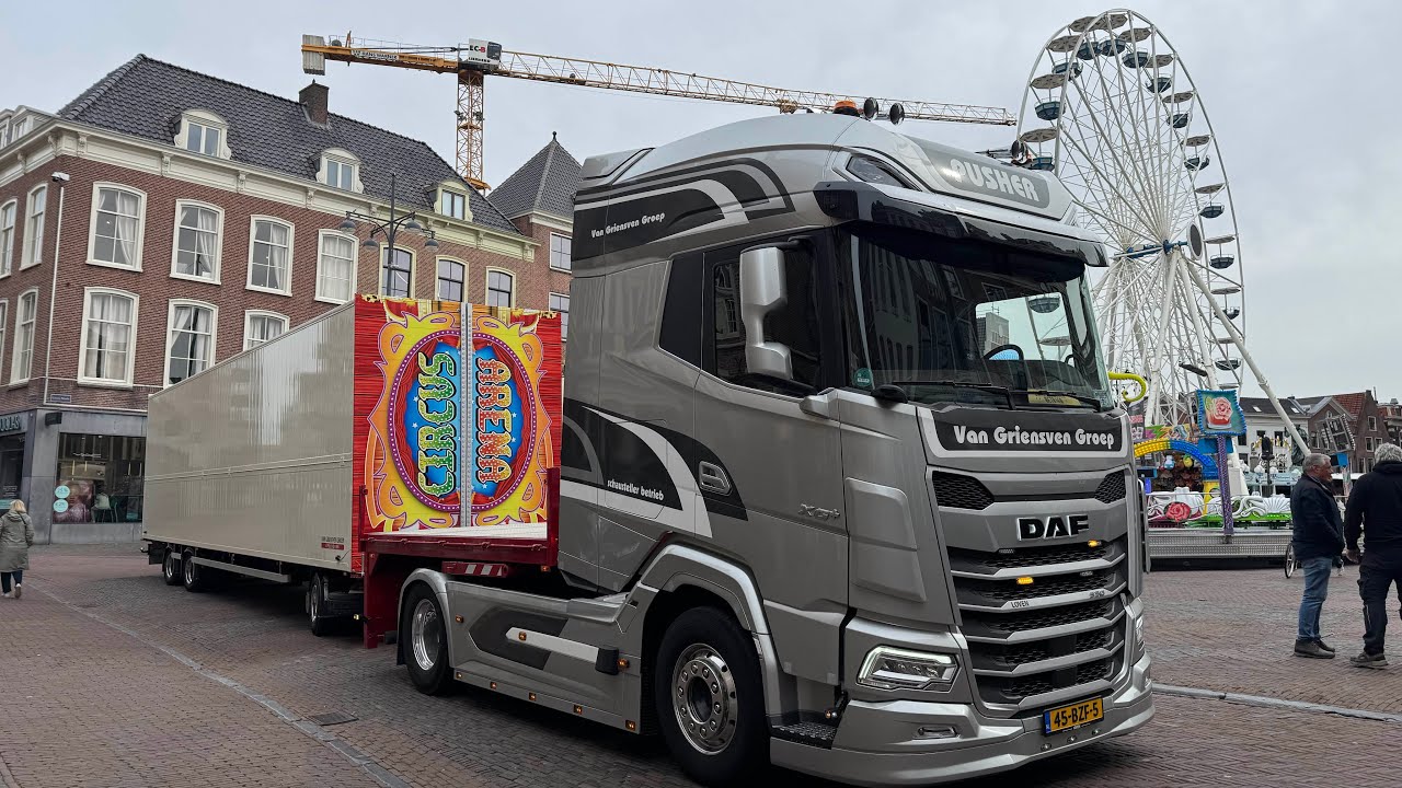 Kermis Haarlem 2026 Transport en opbouw Grote Markt Deel 3