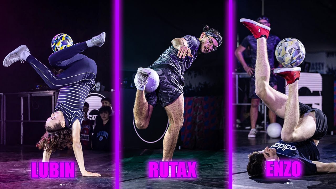 BATTLE LUBIN VS ENZO CARPENTIER VS RUTAX CHAMPIONNAT DE FRANCE 2021 FREESTYLE FOOTBALL
