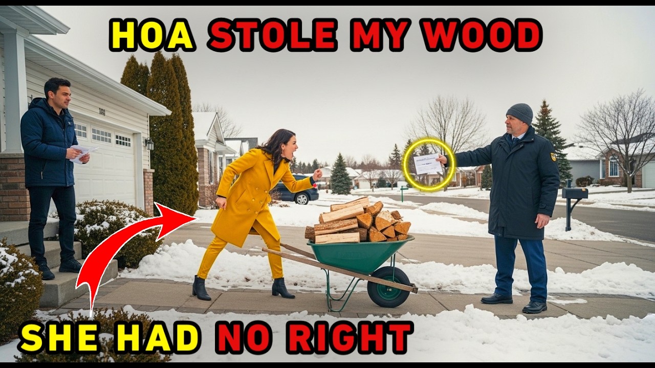 HOA Karen Seized My Firewood—Final Notice Made Her Freeze